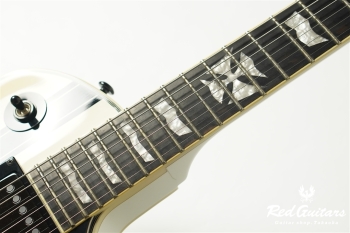 IRON CROSS -James Hetfield Signature Model- Snow White w/Black Stripe